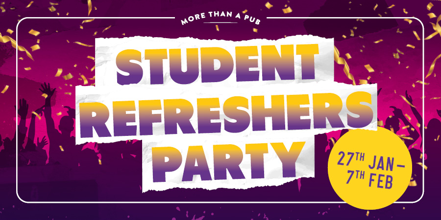 Students Refreshers Parties at your local Craft Union student site