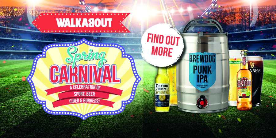 Walkabout Spring Carnival - a celebration of sport, beer, cider and burgers!