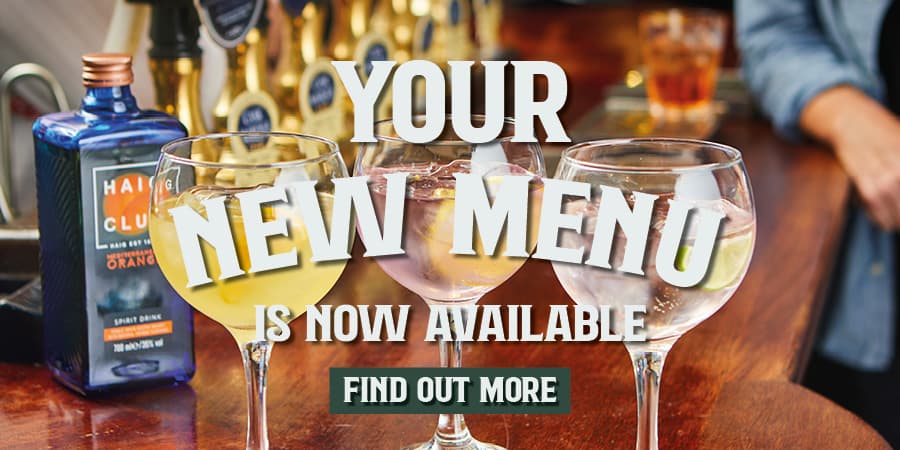 New drinks menu now available