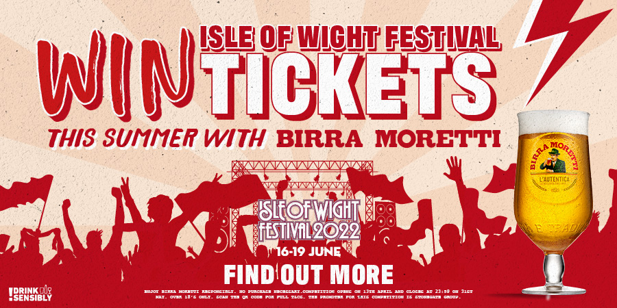 WIN Isle of Wight Tickets this Summer with Birra Moretti!
