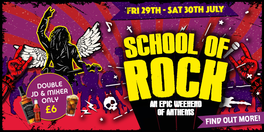 Find out more about our School of Rock party