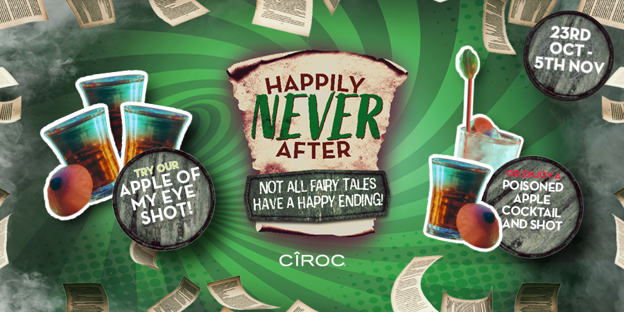 Happily Never After Halloween Special with drink offers