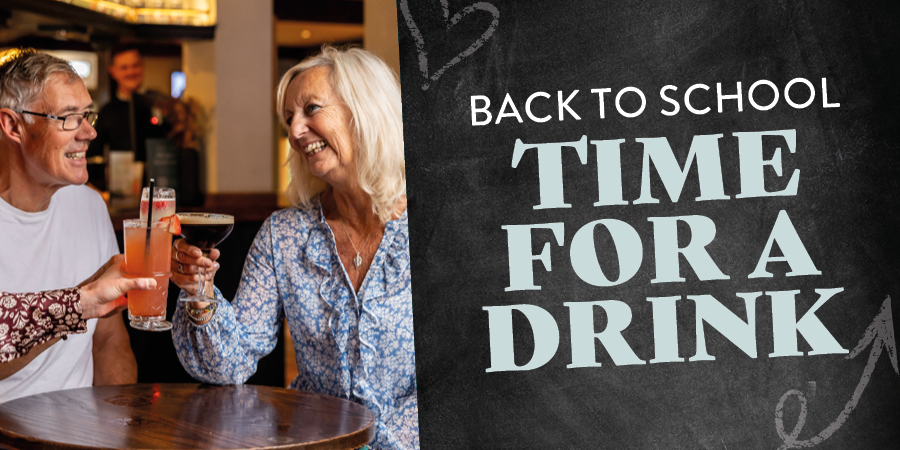back to school complimentary drink at Heritage Pubs
