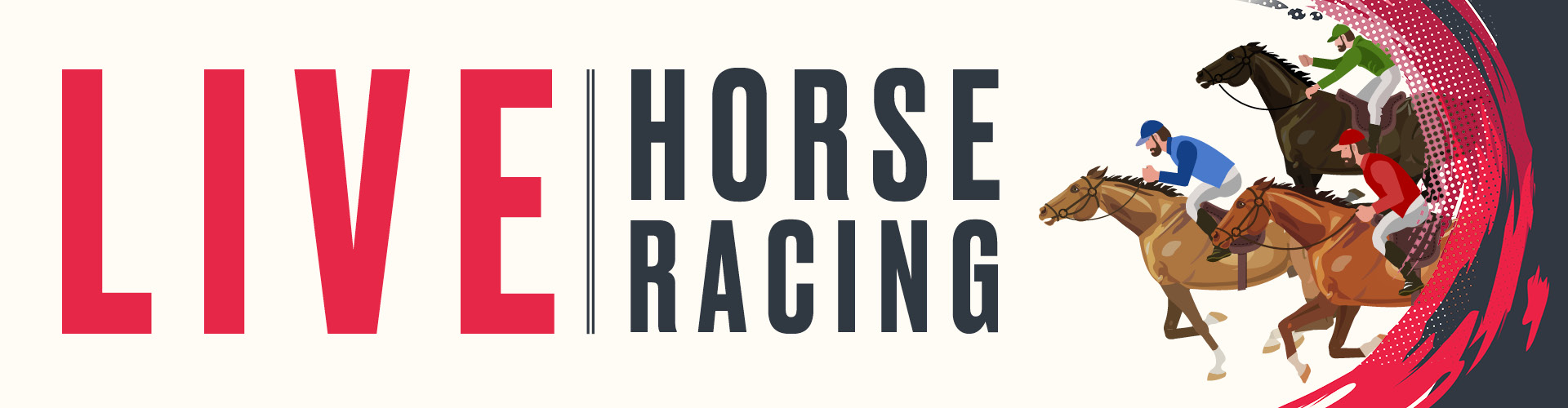 Live Horse Racing at Sports Bar and Grill