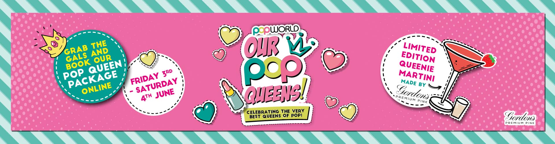 Our Pop Queens for Jubilee Bank Holiday Weekend at Popworld