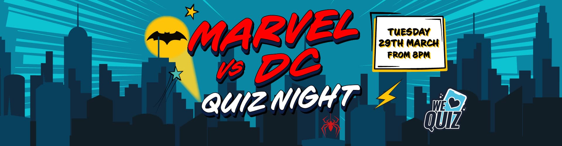 Marvel vs DC Quiz Night Great UK Pubs
