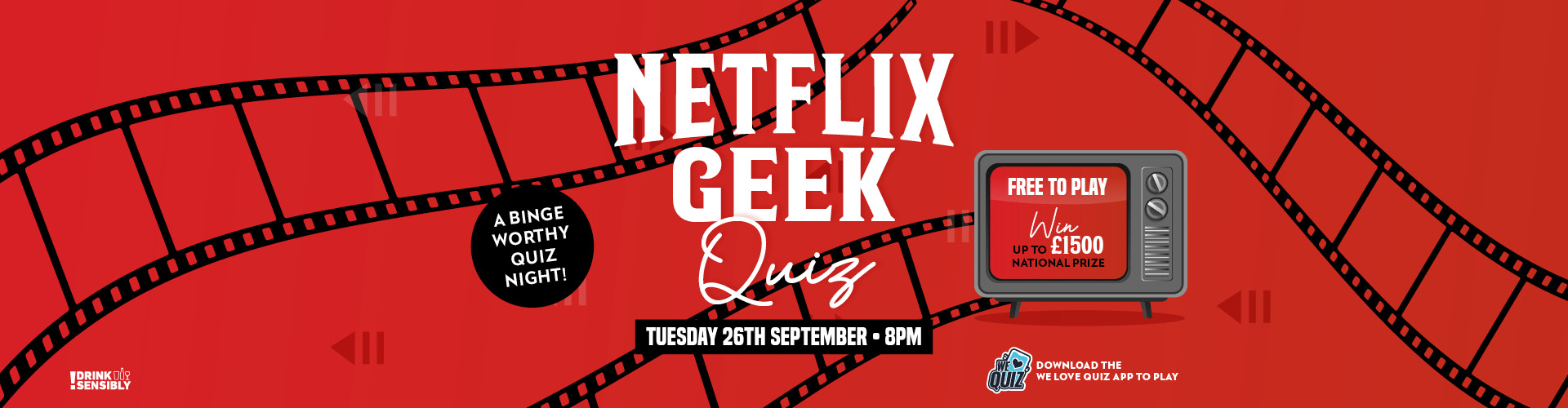 Netflix Geek Quiz Tuesday 26th September 8pm