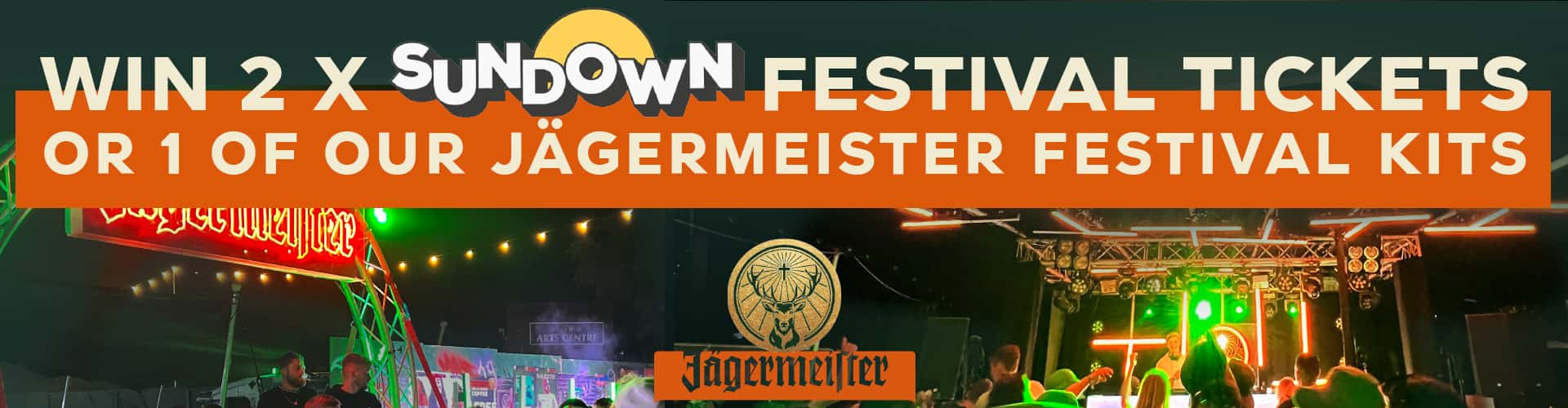 Win 2 tickets to Sundown Festival with Jägermeister and Popworld