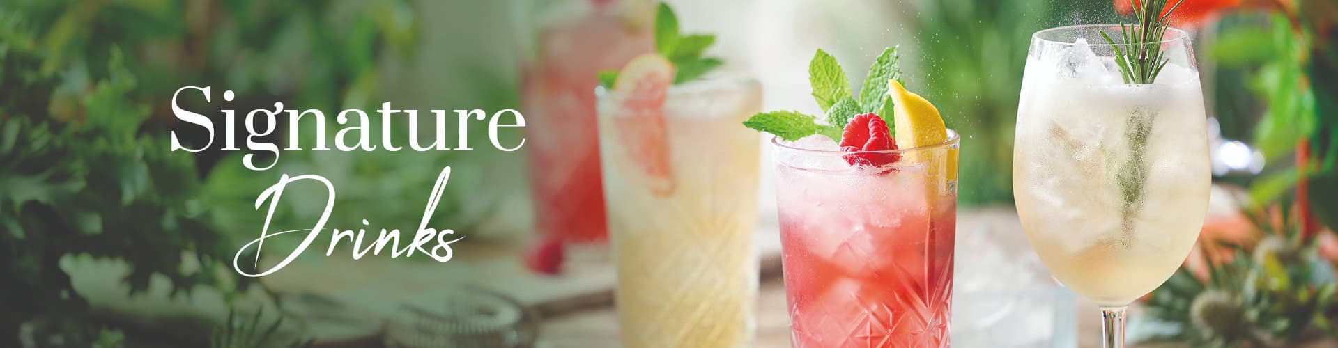 Signature Drinks 