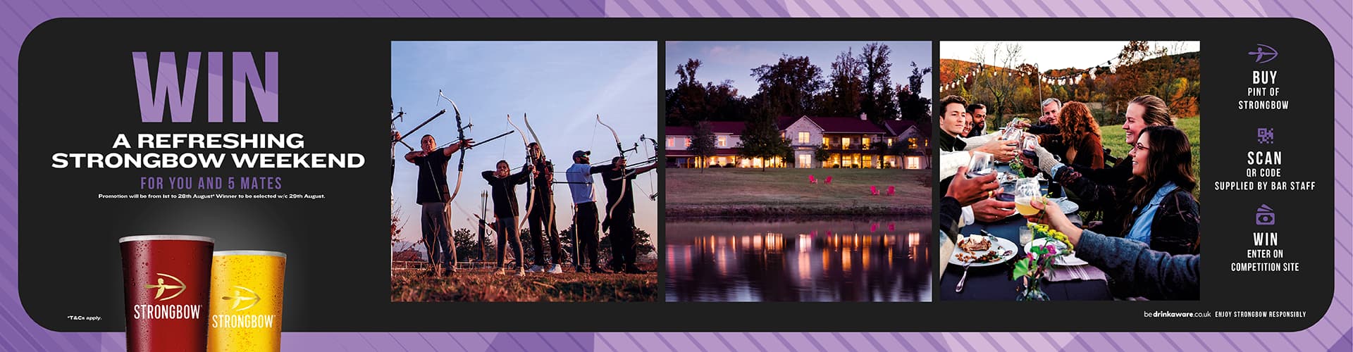 Win a Weekend Away at Strongbow Manor Great UK Pubs