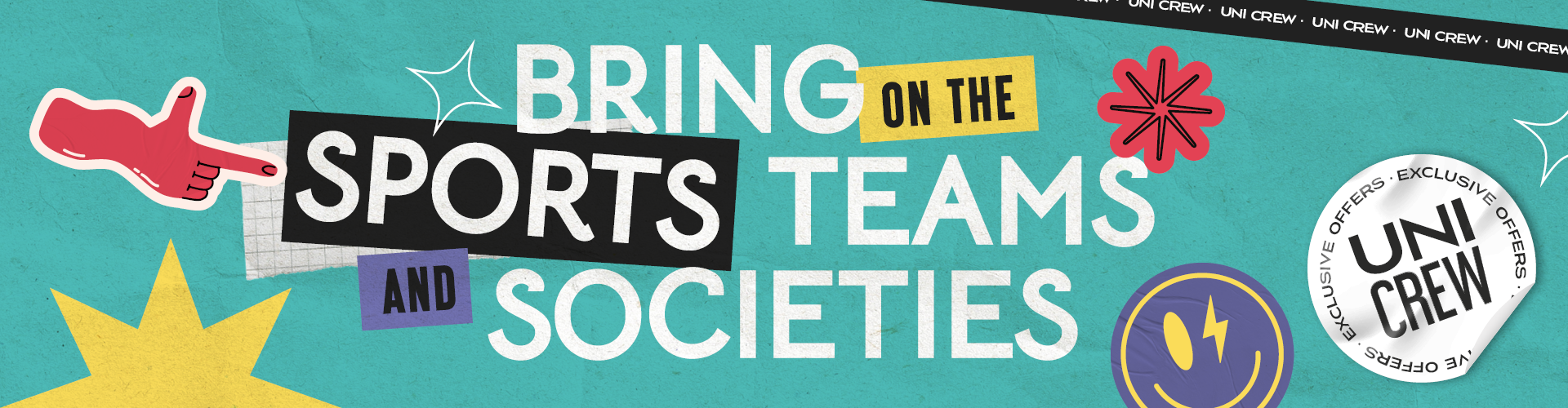 Bring on the Sports Teams and Societies | UniCrew Student Society Sponsorship