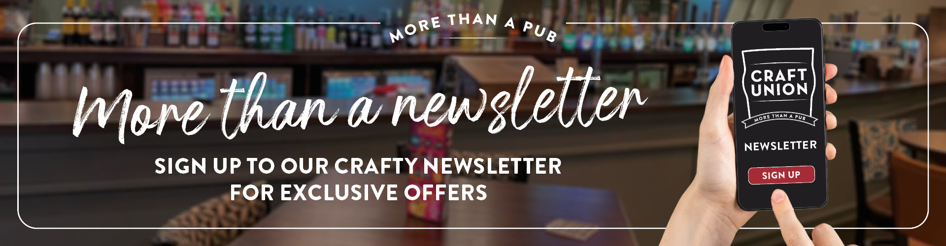 Sign Up to our Crafty Newsletter