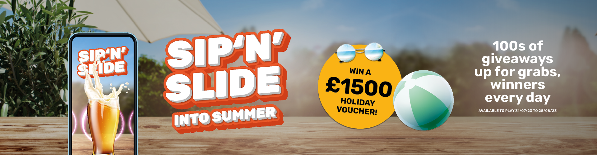 Sip 'N' Slide Into Summer