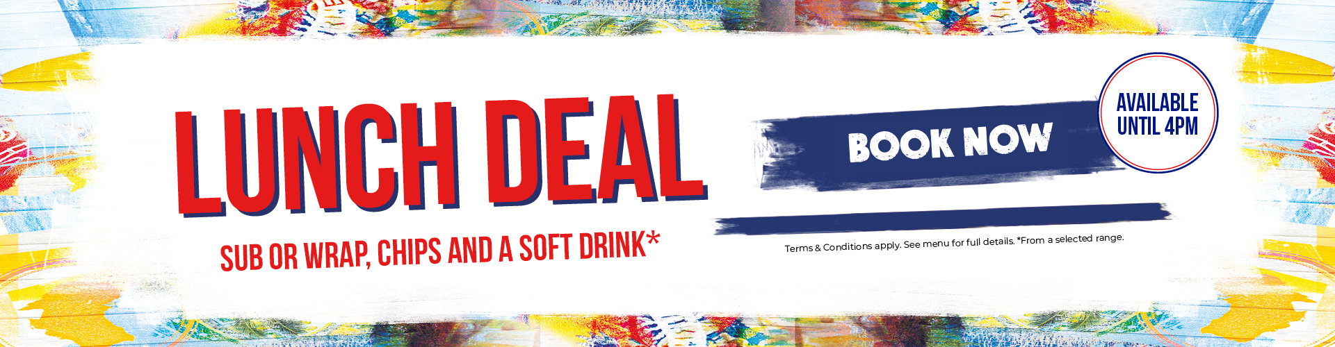 Lunch Deal - Sub or Wrap, Chips and a Soft Drink