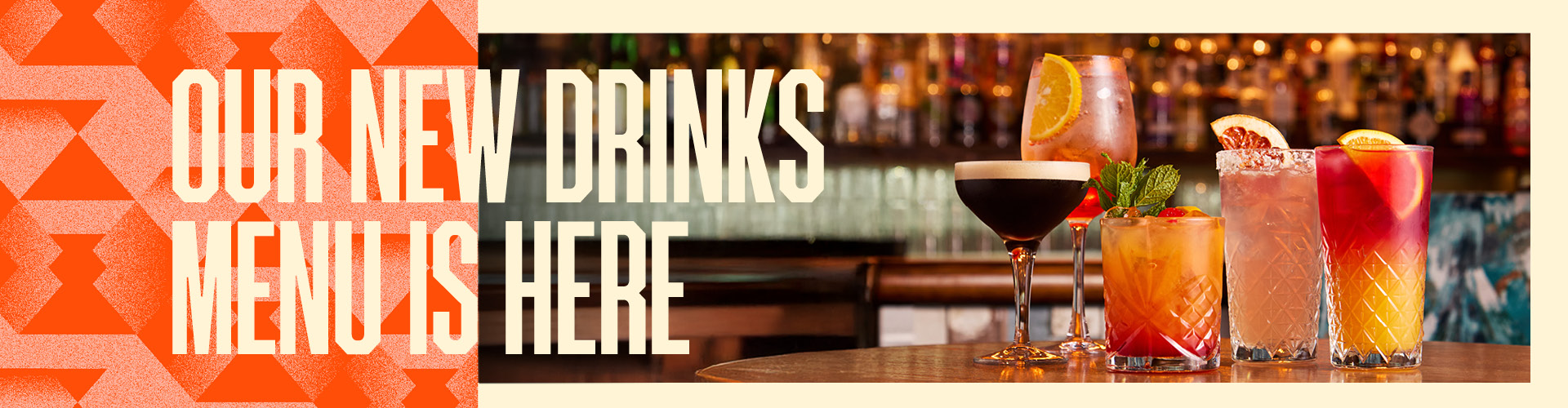 New drinks menu at Sports Bar and Grill