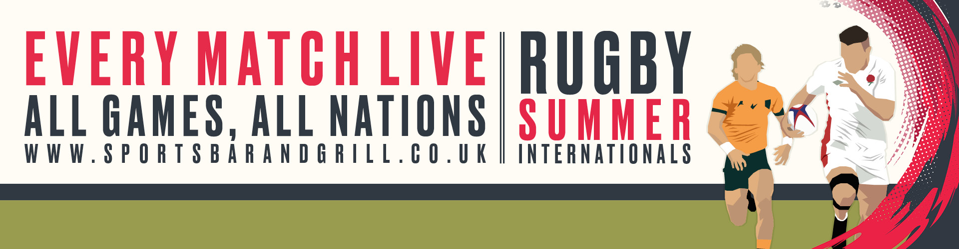 Every Match Live - All Games, All Nations - Rugby Summer Internatonals