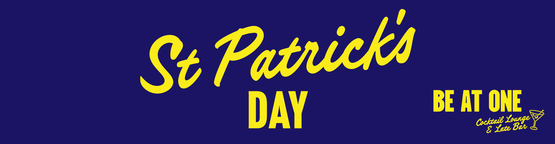 St Patrick's Day at Be At One