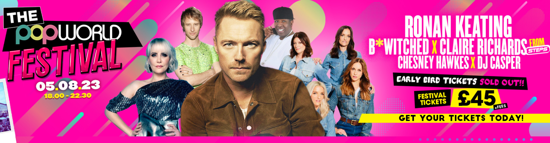 Popworld Festival on the 5th August 2023 in Leeds Millennium Square