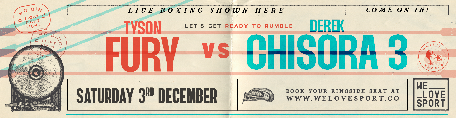 Fury v Chisora 3 | Saturday 3rd December | Live Boxing Here
