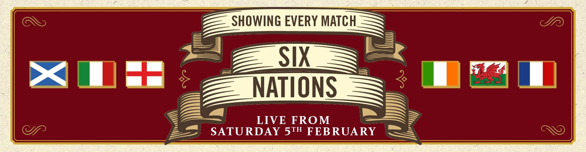 Watch the Six Nations live at a pub near you