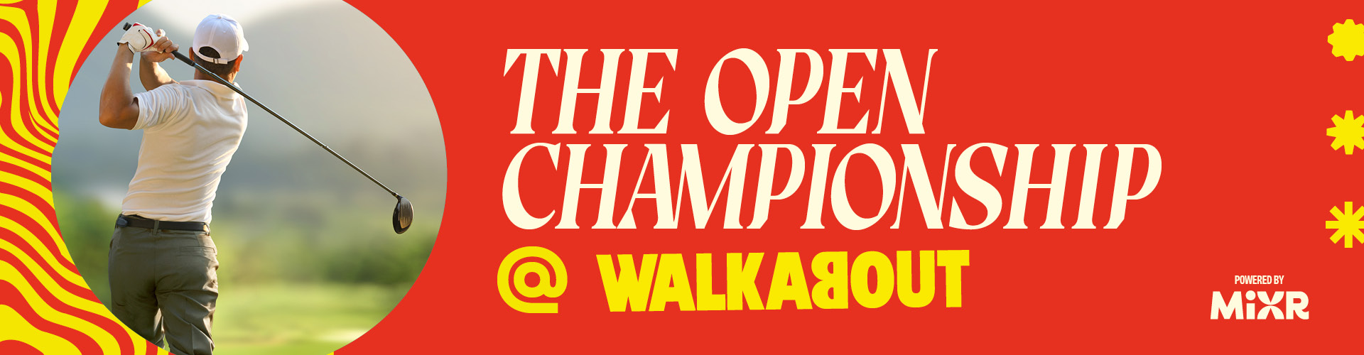 Watch the open championship at walkabout