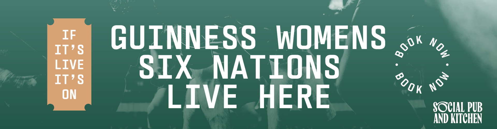 Watch Women's Six Nations at Social Pub & Kitchen