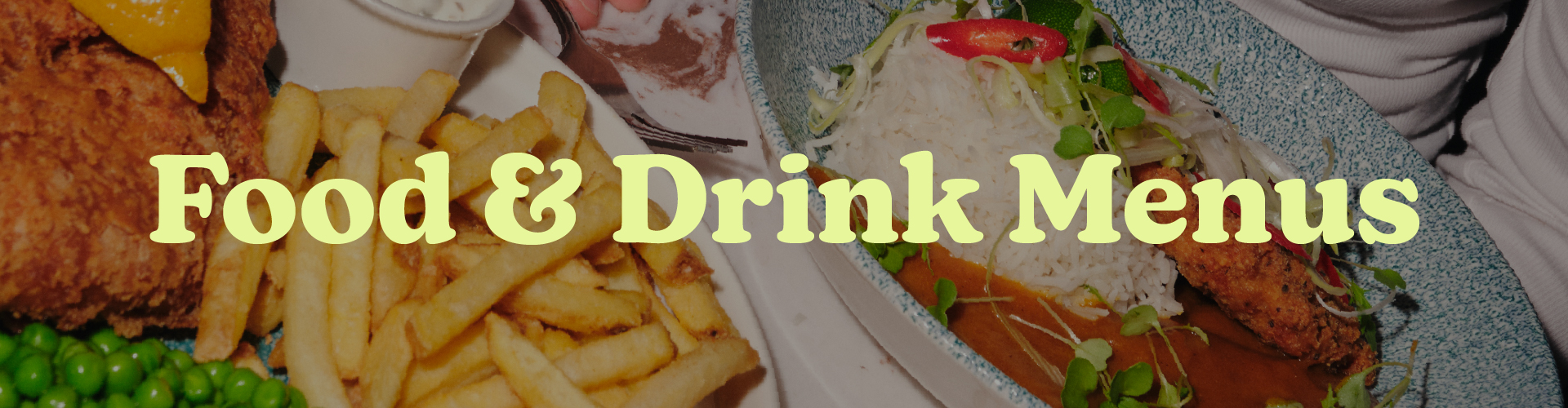 Food & Drink Menus at Slug & Lettuce