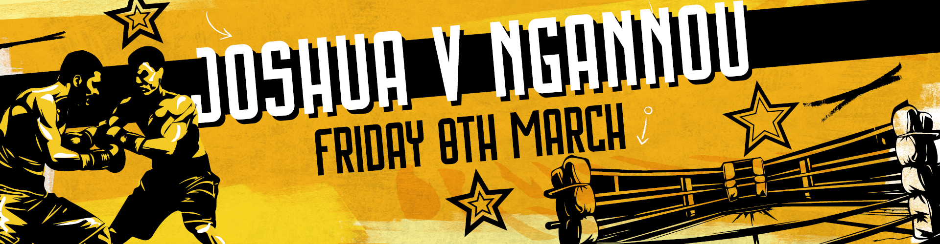 Book now for Joshua v Ngannou live at Walkabout