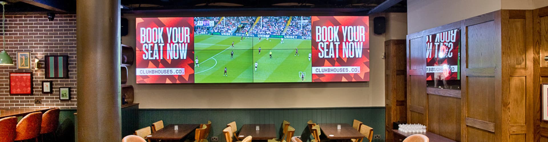 Clubhouse 5 Big Screen - Book Now