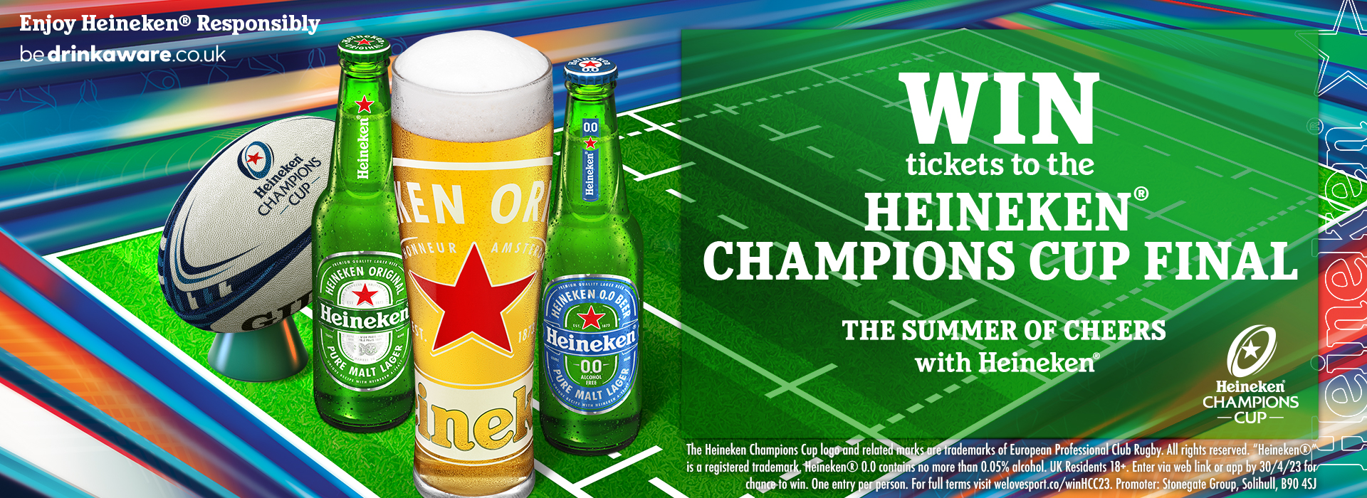 Win tickets to the Champions Cup Final with Heineken