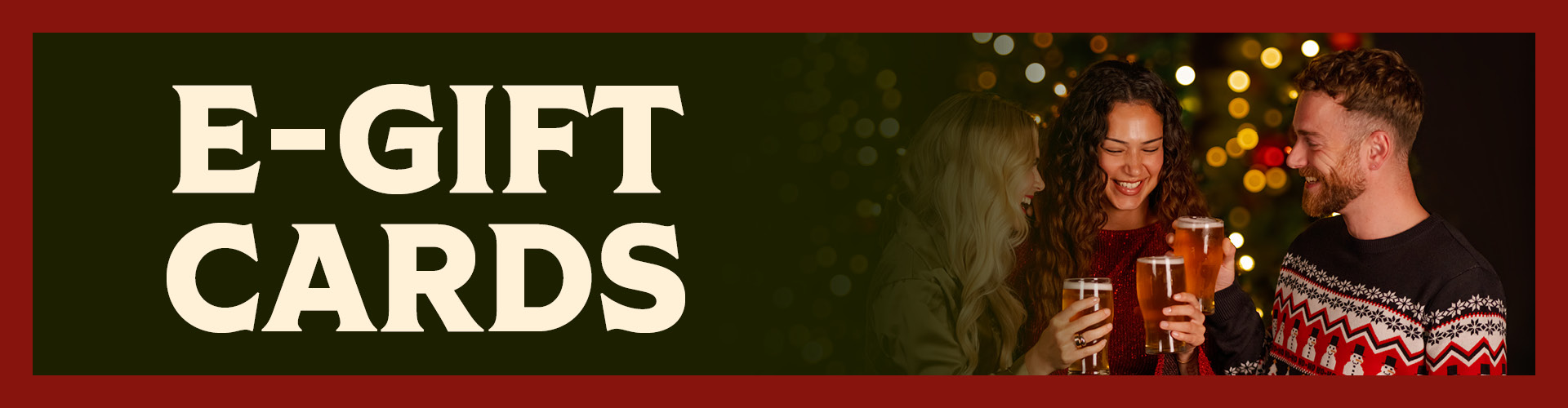 Pub Gift Cards at The People's Pub