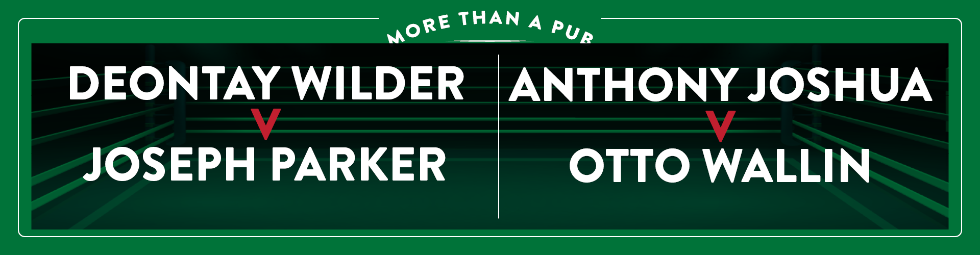 Deontay Wilder v Joseph Parker | Anthony Joshua v Otto Wallin