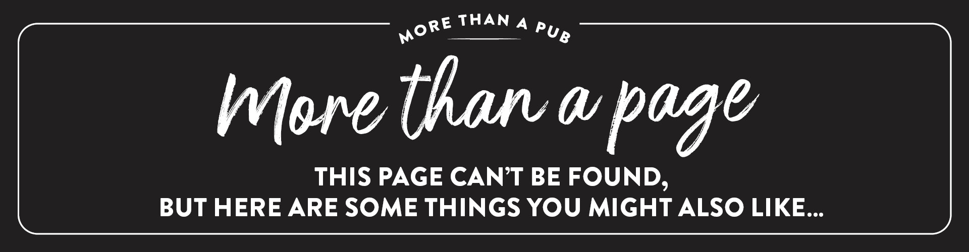 Page Not Found - here are some other things you might like