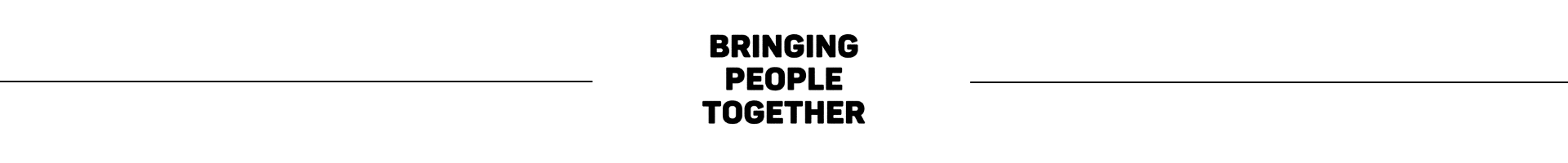 Bringing People Together Logo