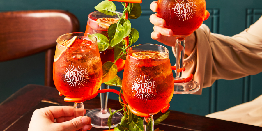 Aperol Spritz and an Espresso Martini Aperol Spritz and an Espresso Martini