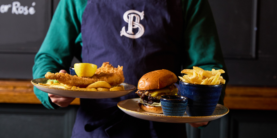 Food at St James Tavern Piccadilly