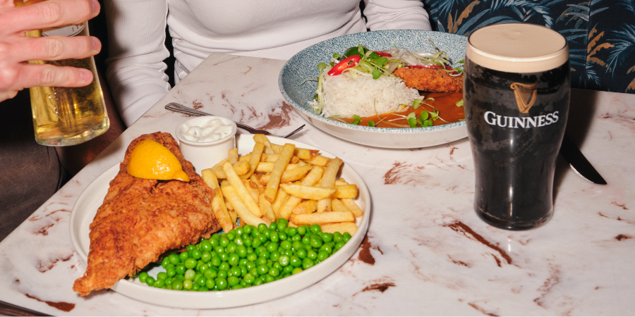 Sharing plates at Slug & Lettuce