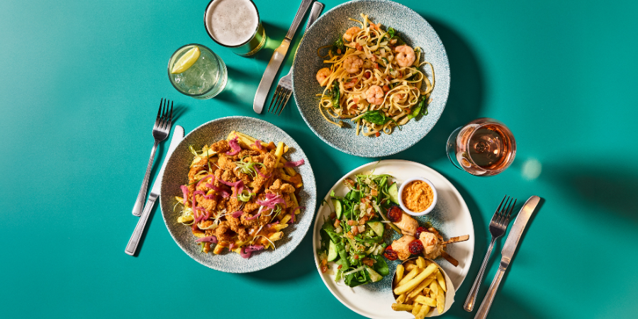 Dishes at Slug & Lettuce