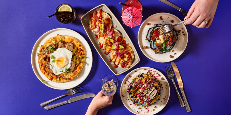 Sharers and dishes at Slug & Lettuce