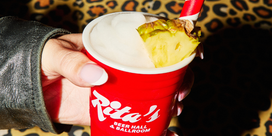 Tequila Colada Limited Edition Slushie at Rita's Leeds Tequila Colada Limited Edition Slushie at Rita's Leeds