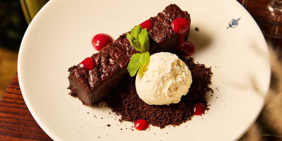 Chocolate Brownie at Duke Of Sussex Waterloo
