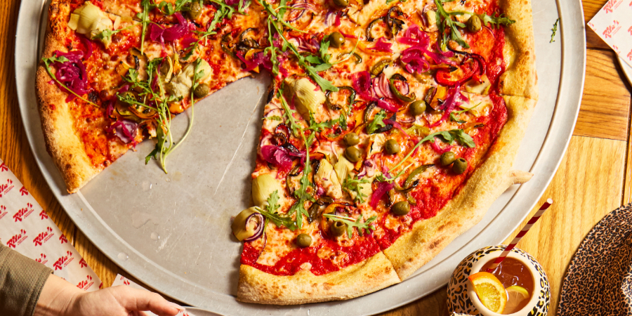 Rita's Greekin' Out Pizza