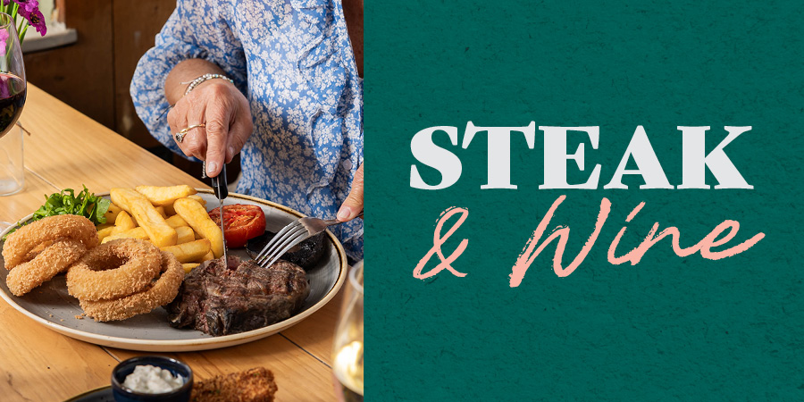 Steak and Wine Thursday at Heritage Pubs
