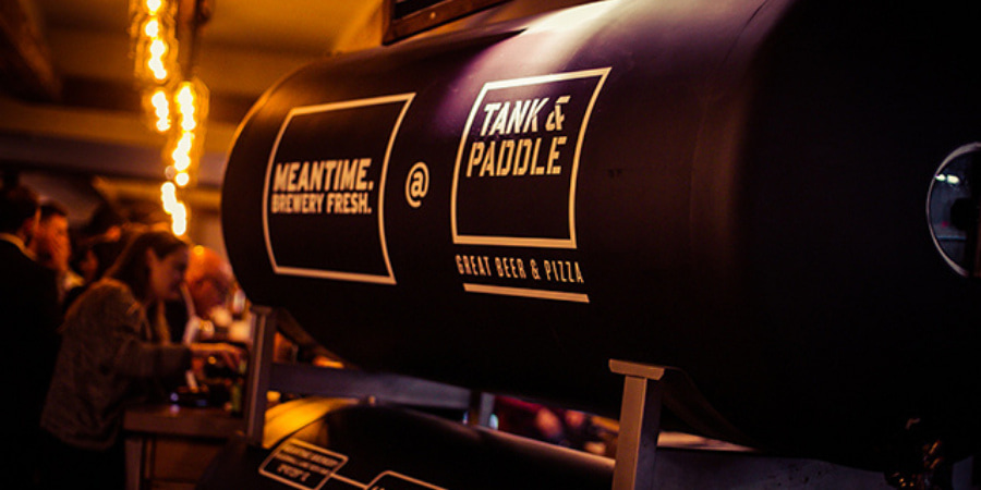 Tank of Meantime at Tank & Paddle