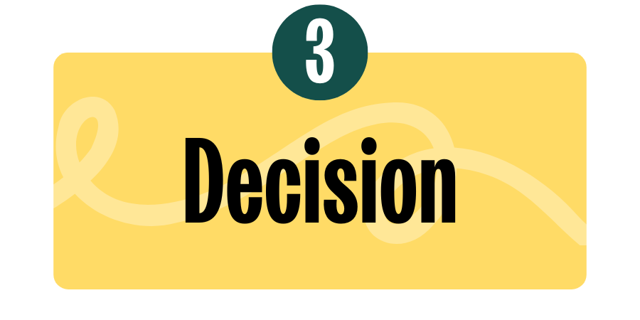 Stage 3 - Decision
