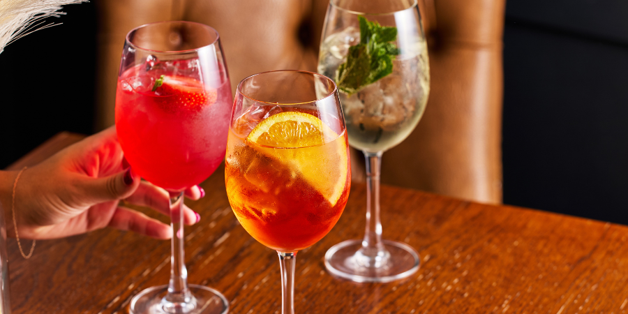 Refreshing drink selection at Lillie Langtry Fulham