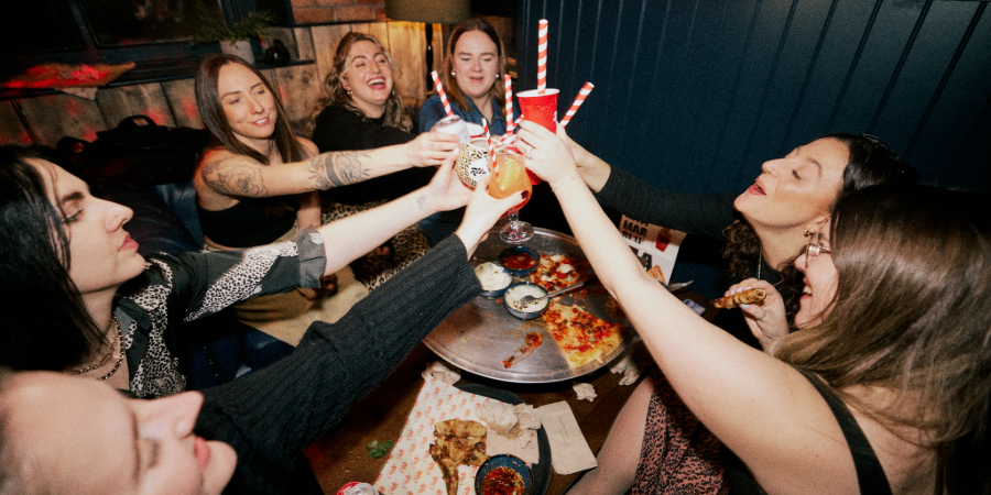 Group of people at Rita's