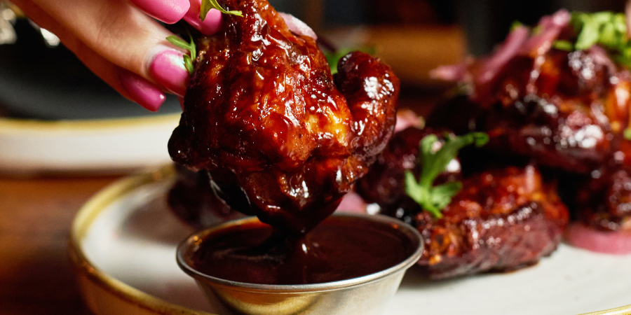 BBQ chicken wings