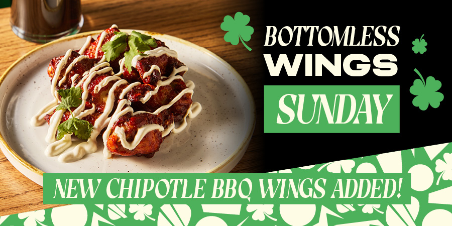 Bottomless Wings at Walkabout Blackpool