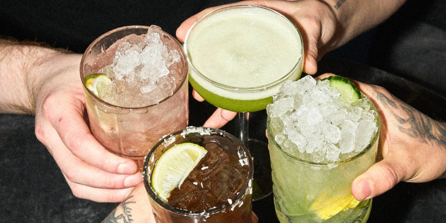 Selection of Be At One cocktails